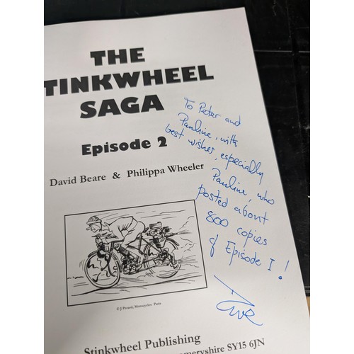 54 - 2004 The stink wheel saga volume 1 and 2008 volume 2 large paper back books in very good condition. ... 