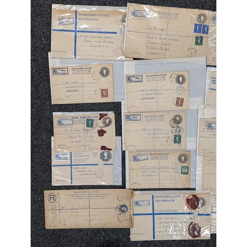 460 - Collection of 20 x Queen Elizabeth II registered letters