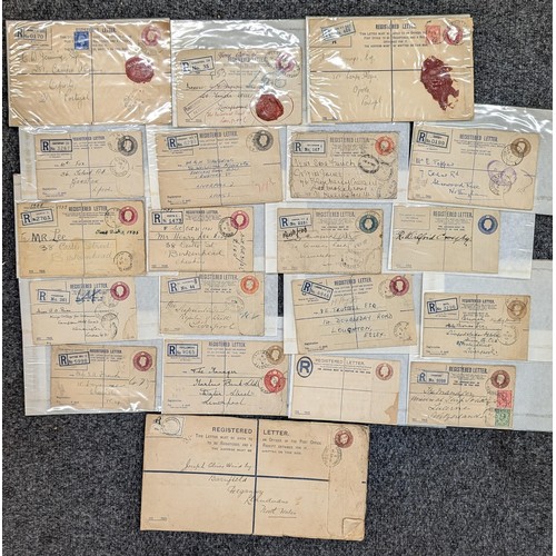 462 - Collection of 20 x Edward/George registered letters