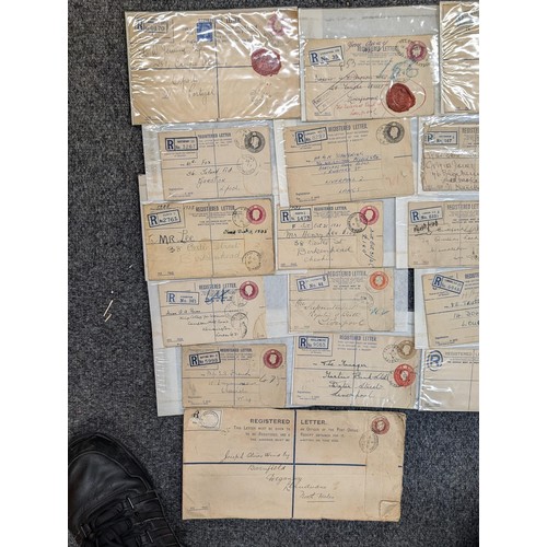 462 - Collection of 20 x Edward/George registered letters