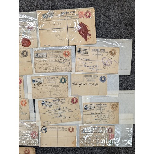 462 - Collection of 20 x Edward/George registered letters