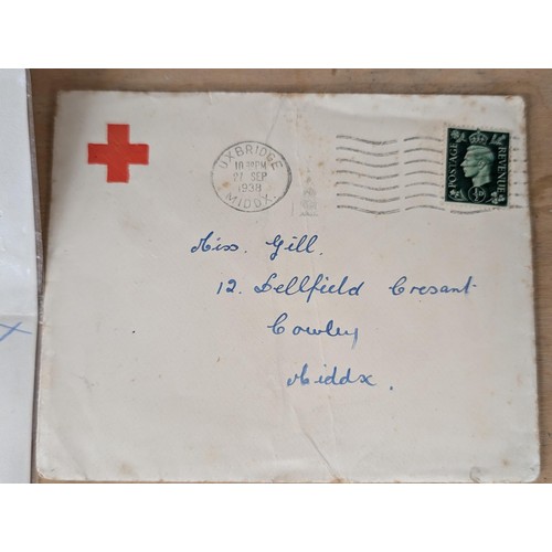 461 - One of a kind letter addressed to Miss Gill from Commandant Beale dated 3 days prior to 1938 Munich ... 