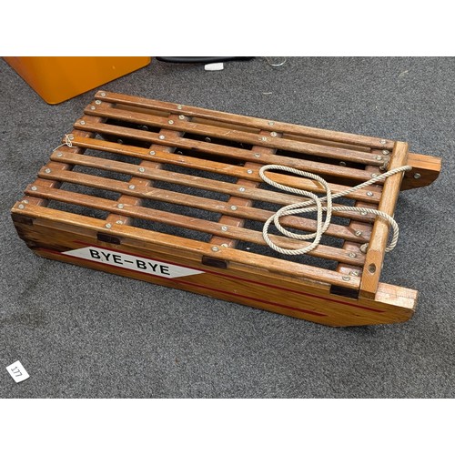 426 - Vintage wooden sledge