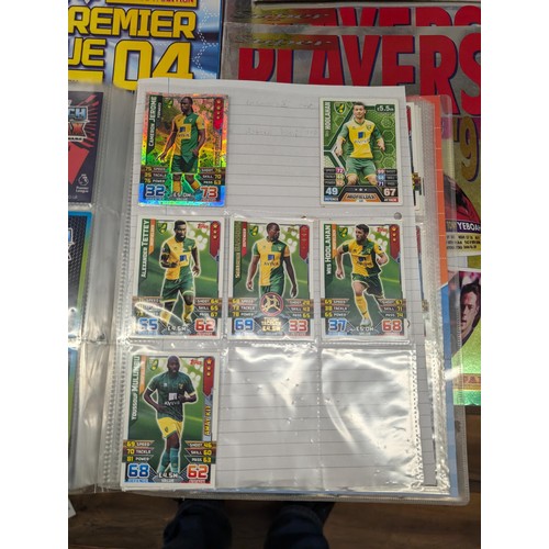 287 - Collection of assorted Panini etc football sticker albums, including some unused and some with varyi... 