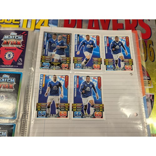 287 - Collection of assorted Panini etc football sticker albums, including some unused and some with varyi... 