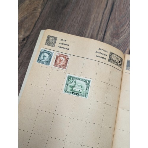 274 - First day covers' and stamp album with stamps.