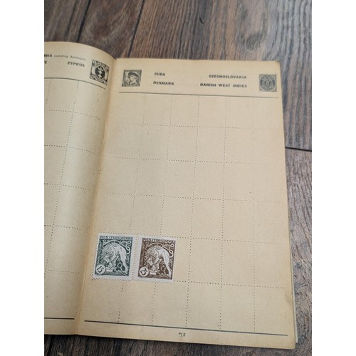 274 - First day covers' and stamp album with stamps.