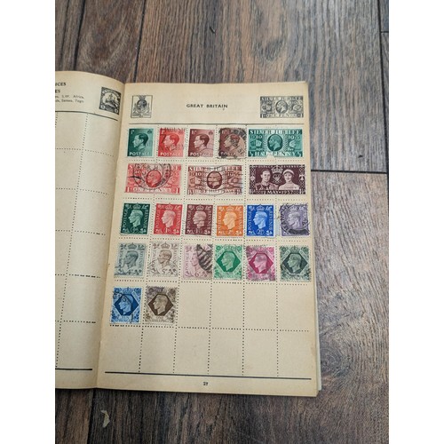 274 - First day covers' and stamp album with stamps.