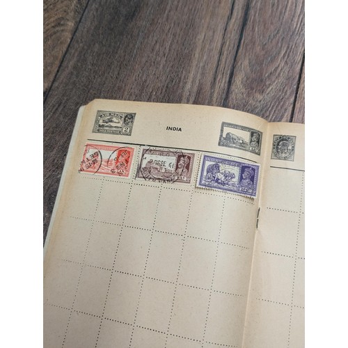 274 - First day covers' and stamp album with stamps.