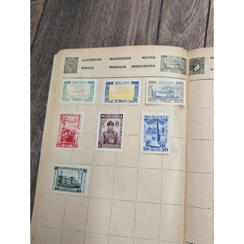 274 - First day covers' and stamp album with stamps.