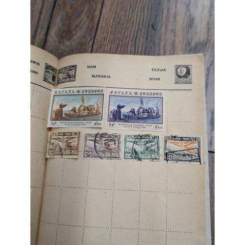 274 - First day covers' and stamp album with stamps.