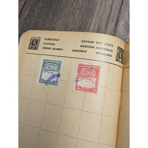 274 - First day covers' and stamp album with stamps.