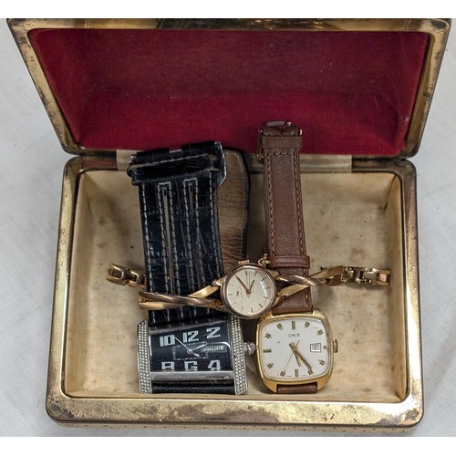 479 - 3 x Watches being Police,Oris and Radley (working)