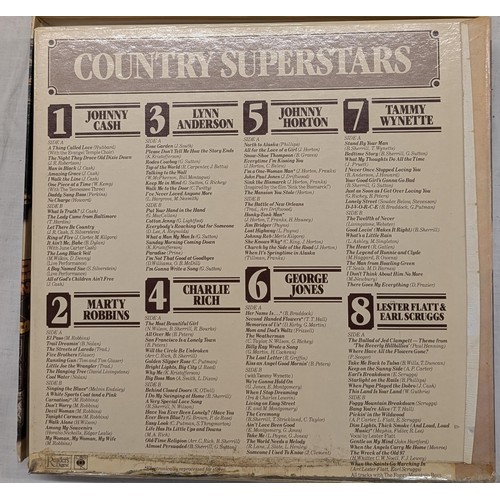 286 - 2 x Readers Digest boxed sets of 8 x LPs and 150 top ten country hits including Johnny Cash, Lynn An... 