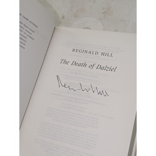 273 - Three signed hardback books being Harry Secombe, John Mortimer and Reginald Hill