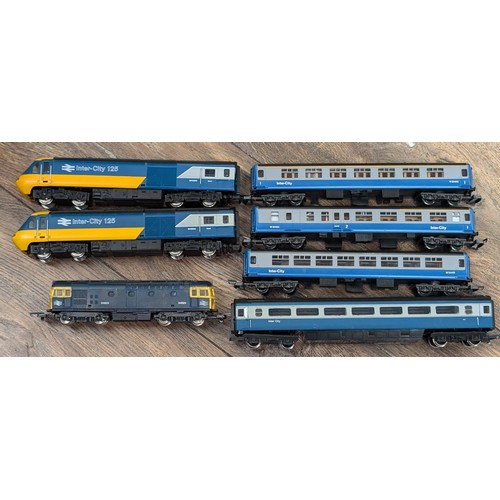 58 - Hornby Inter City engines and carriages plus diesel engine