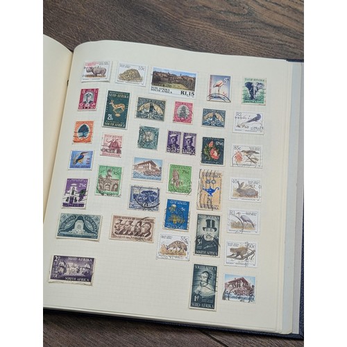 46 - Large stamp folder/album near full of stamps - small selection only photographed