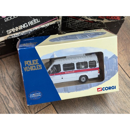 192 - Boxed and mint Corgi Limited Edition Police Ford Transit van