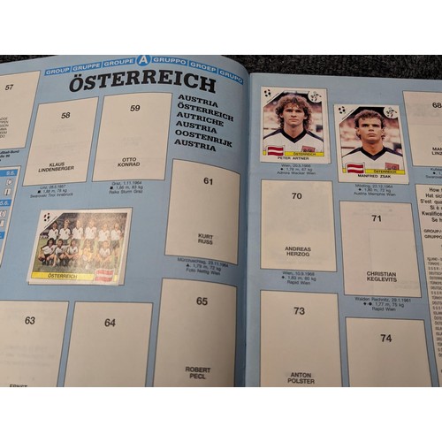 287 - Collection of assorted Panini etc football sticker albums, including some unused and some with varyi... 