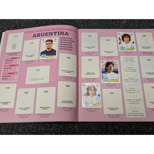 287 - Collection of assorted Panini etc football sticker albums, including some unused and some with varyi... 