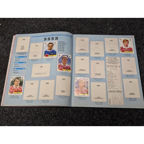 287 - Collection of assorted Panini etc football sticker albums, including some unused and some with varyi... 