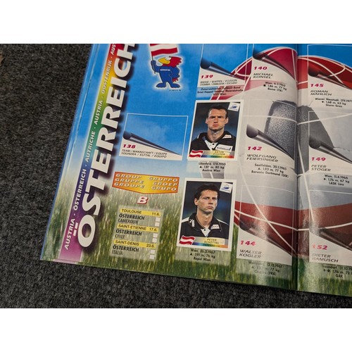 287 - Collection of assorted Panini etc football sticker albums, including some unused and some with varyi... 