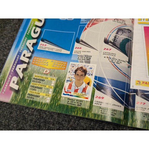 287 - Collection of assorted Panini etc football sticker albums, including some unused and some with varyi... 