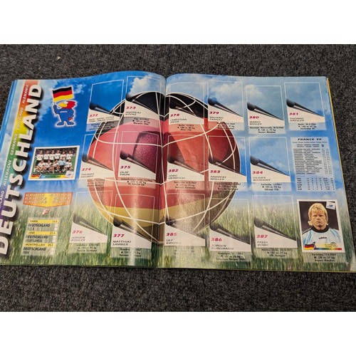 287 - Collection of assorted Panini etc football sticker albums, including some unused and some with varyi... 