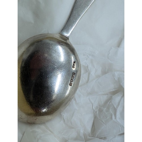 384 - 1930 Glasgow W.H. Collins hallmarked silver christening spoon