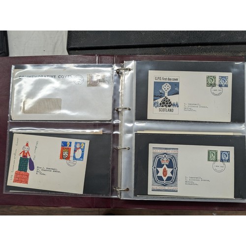 85 - Approximately 57 1st day cover UK stamps from 1959, 60's, 70's and 80's in folder - all proceeds fro... 