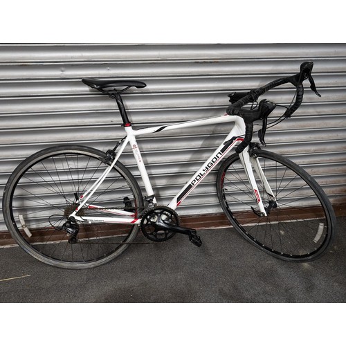 364 - Polygon Helios CT - 53cm gents road bike with spare rear wheel and 2 tyres - needs innertubes