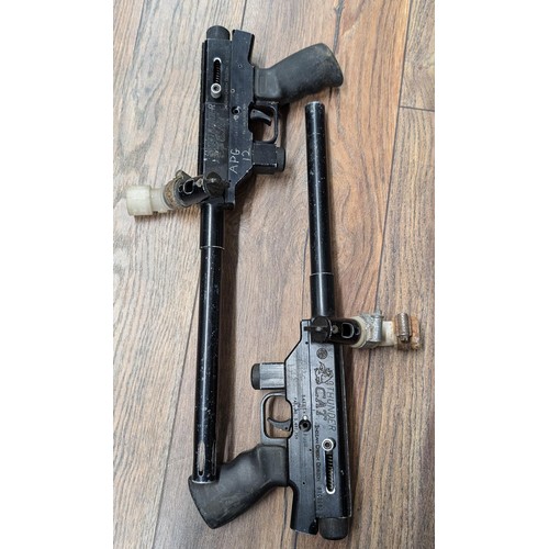 61 - Pair of Thunder Cat, Indian Creek Design paintball guns