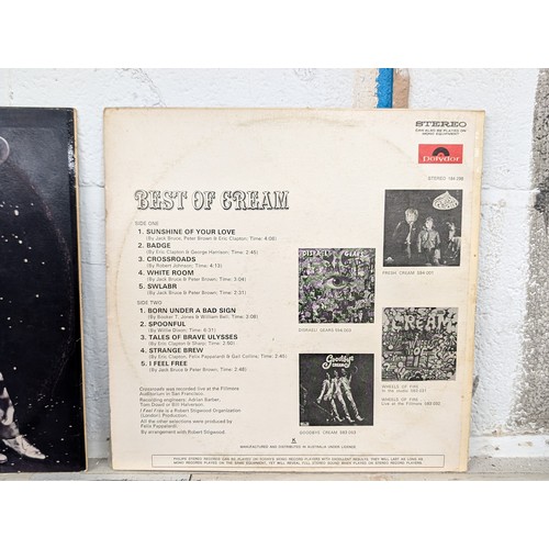 53 - 3 x Cream Vinyl albums being Live, Best of and Goodbye - all in good/very good condition