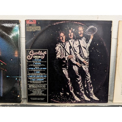 53 - 3 x Cream Vinyl albums being Live, Best of and Goodbye - all in good/very good condition