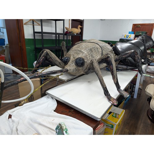 10 - Approximately 9 ft long 'Acorn Weevil' made from mixed repurposed and sustainable materials - all pr... 