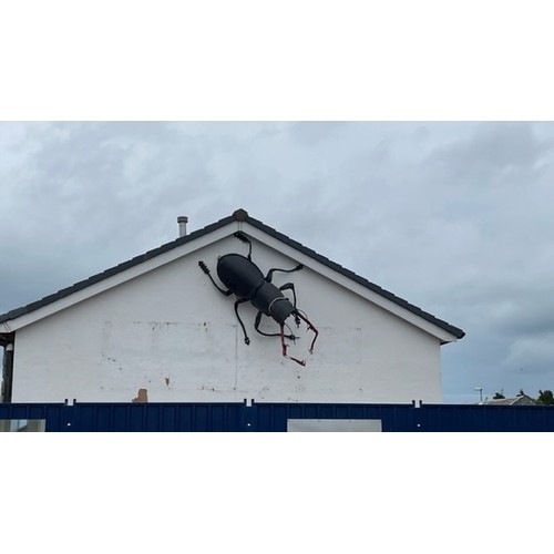 9 - Approximately 9 ft long 'Stag Beetle' made from mixed repurposed and sustainable materials - all pro... 