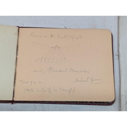 1089 - Antique autograph book and 1955 Eagle Annual in very good condition. Autograph book has written mess... 