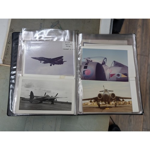 1248 - Photo album of self-taken Red Arrows and RAF planes photographs, plus 2 books of fighter planes penc... 