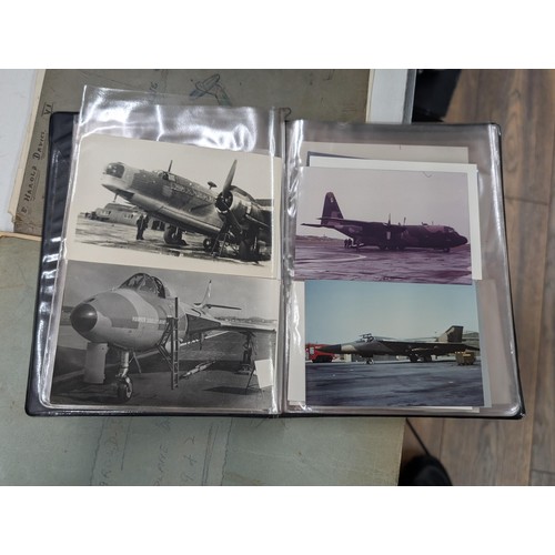 1248 - Photo album of self-taken Red Arrows and RAF planes photographs, plus 2 books of fighter planes penc... 