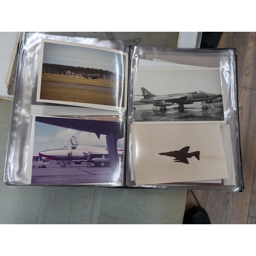 1248 - Photo album of self-taken Red Arrows and RAF planes photographs, plus 2 books of fighter planes penc... 