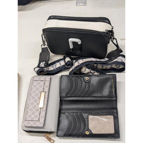 1250 - Marc Jacobs small twin zip shoulder bag, River Island purse and Ralph Lauren wallet