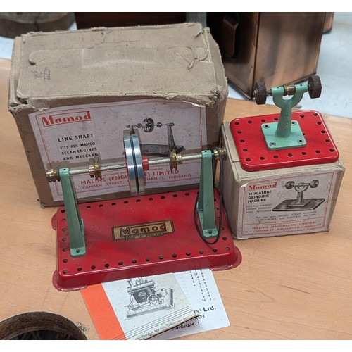 473 - 2 x Mamod items in original boxes being Line Shaft and Miniature Grinding machine