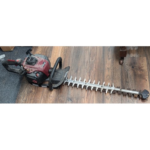 346 - Mountfield MHT 2322 petrol hedge trimmer - working before storage so will probably need a service