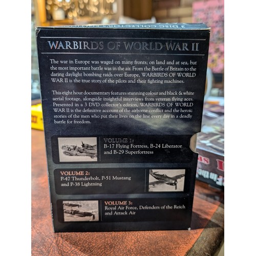 95 - Trio of WWII DVDs being World War II special edition 8 DVD box set, Crusade in the Pacific 8 DVD spe... 