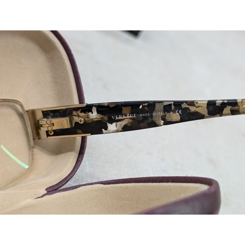 27 - Genuine Versace framed reading glasses