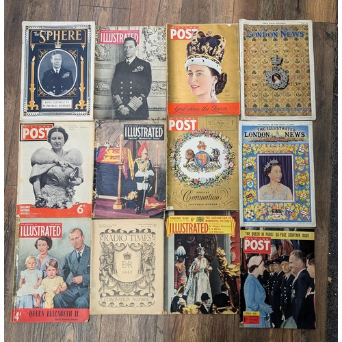 3 - 12 x 1950's original publications being 10 x 1952/1953 plus Queen in Paris April 1957 & Royal visit ... 