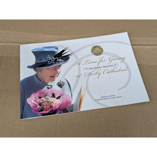 17 - 2010 A time for giving - the royal maundy at Derby cathedral limited edition commemorative paperback... 