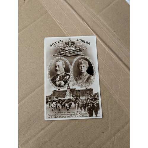 24 - Rare 1935 silver jubilee picture postcard - written and posted in excellent condition