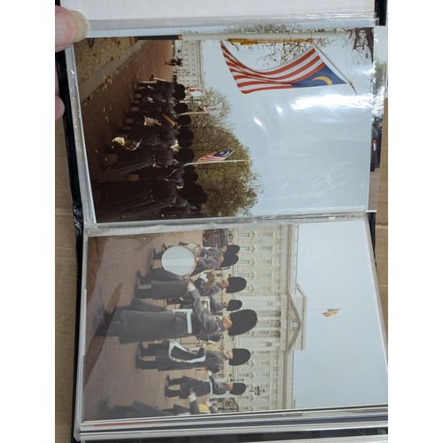 35 - Small photograph album of developed photographs of The Queen and state visit parade in November 1993... 