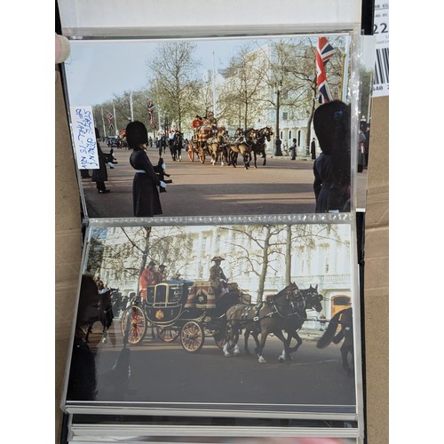 35 - Small photograph album of developed photographs of The Queen and state visit parade in November 1993... 